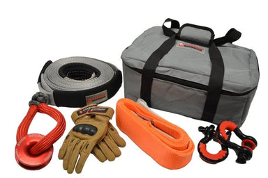 Carbon Offroad Essential Snatch and Winch 4x4 Recovery Kit - Carbon Offroad