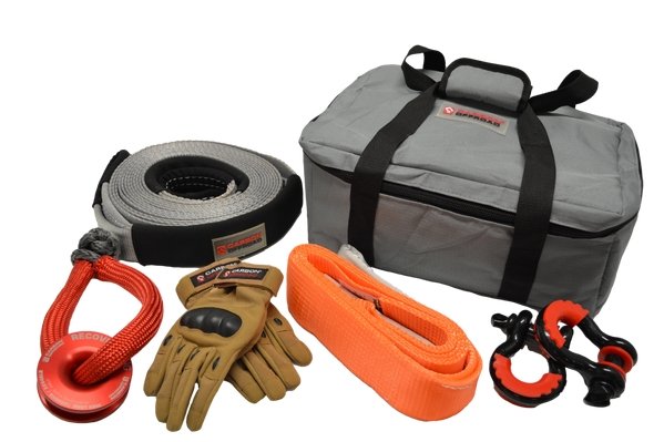 Carbon Scout Pro 12K Winch and Recovery Kit Combo - Carbon Offroad