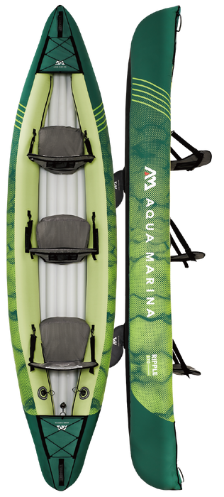 Aqua Marina Ripple 370 3 Person Inflatable Canoe