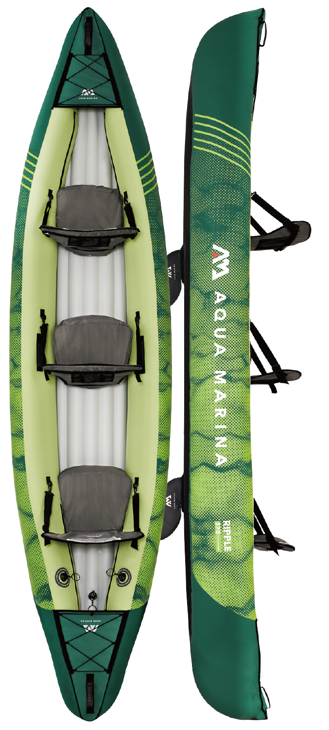 Aqua Marina Ripple 370 3 Person Inflatable Canoe