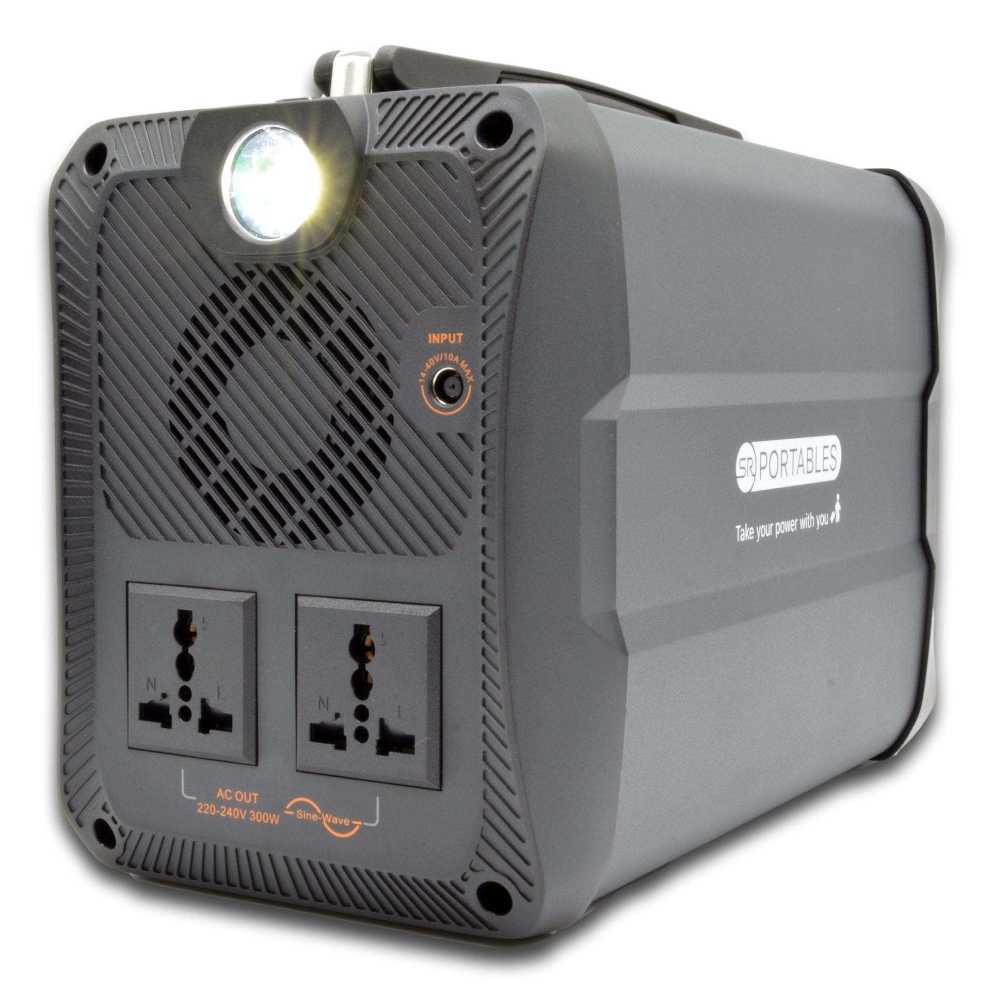 SR Portables Cleo 400wh 33ah Portable Lithium Solar Generator Plus 100w Solar Panel - Carbon Offroad