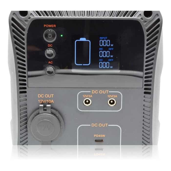 SR Portables Cleo 400wh 33ah Portable Lithium Solar Generator Plus 200w Solar Panel - Carbon Offroad