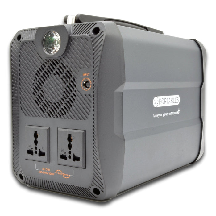 SR Portables Cleo 400wh 33ah Portable Lithium Solar Generator Plus 200w Solar Panel - Carbon Offroad