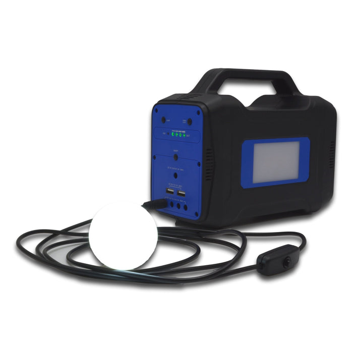 SR Portables Thia 130wh 10ah Portable Lithium Solar Generator Plus 40w Solar Panel - Carbon Offroad