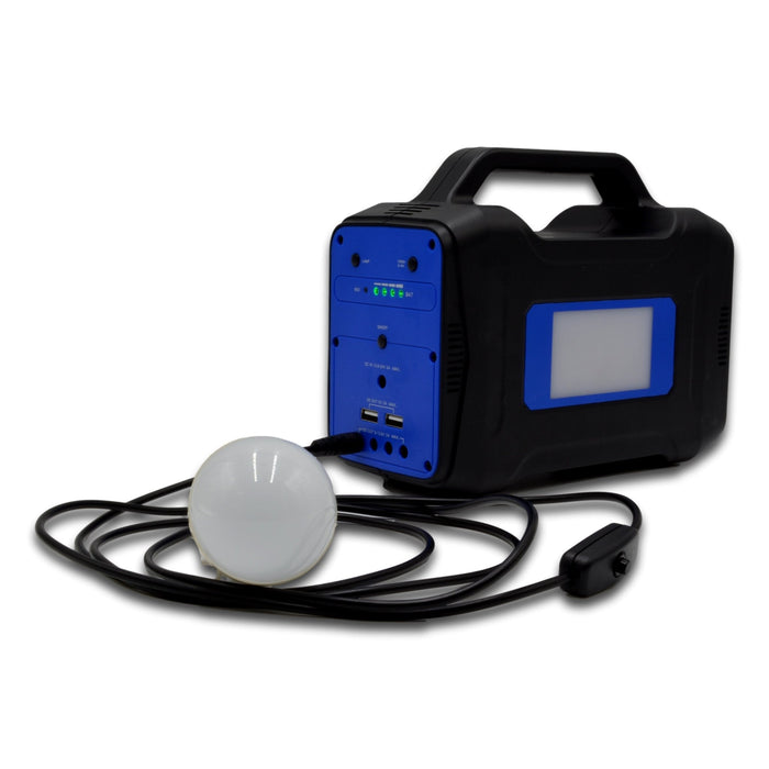 SR Portables Thia 130wh 10ah Portable Lithium Solar Generator Plus 40w Solar Panel - Carbon Offroad