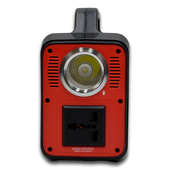 SR Portables Thia 130wh 10ah Portable Lithium Solar Generator Red Plus 40w Solar Panel - Carbon Offroad