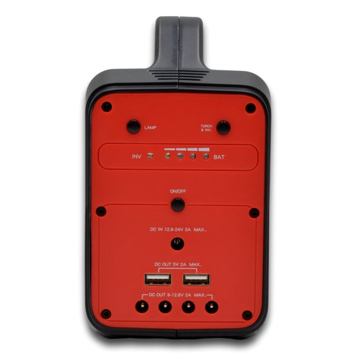 SR Portables Thia 130wh 10ah Portable Lithium Solar Generator Red Plus 40w Solar Panel - Carbon Offroad