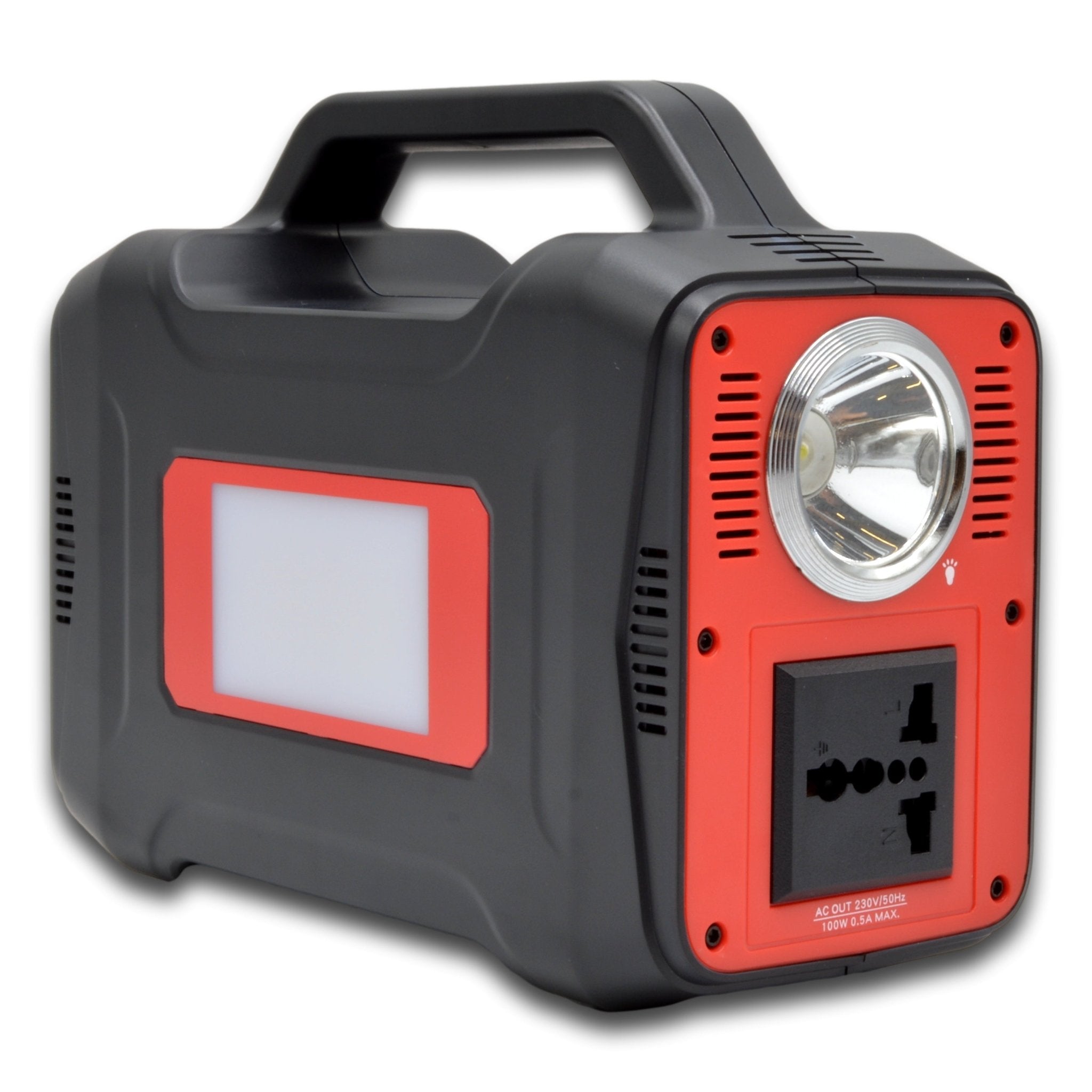 SR Portables Thia 130wh 10ah Portable Lithium Solar Generator Red Plus 40w Solar Panel - Carbon Offroad